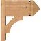 Ekena Millwork Westlake Arts & Crafts Smooth Outlooker, Western Red Cedar, 7 1/2"W x 14"D x 14"H OUT08X14X14WTL03SWR - alternate 4
